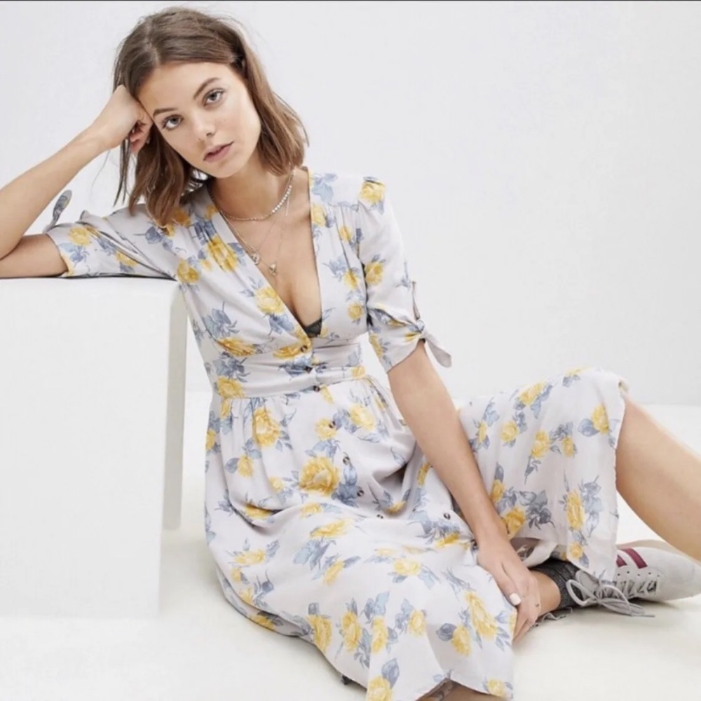 Free people midi dress- size medium, NWT